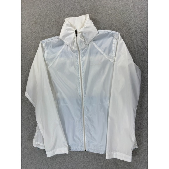 Columbia Jackets & Blazers - Columbia Performance Water Resistance‎ Hooded Rain Jacket (Women's XL) White